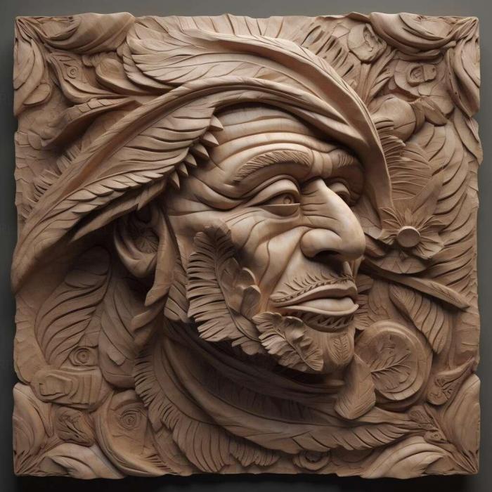 نموذج ثلاثي الأبعاد لآلة CNC 3D Art 